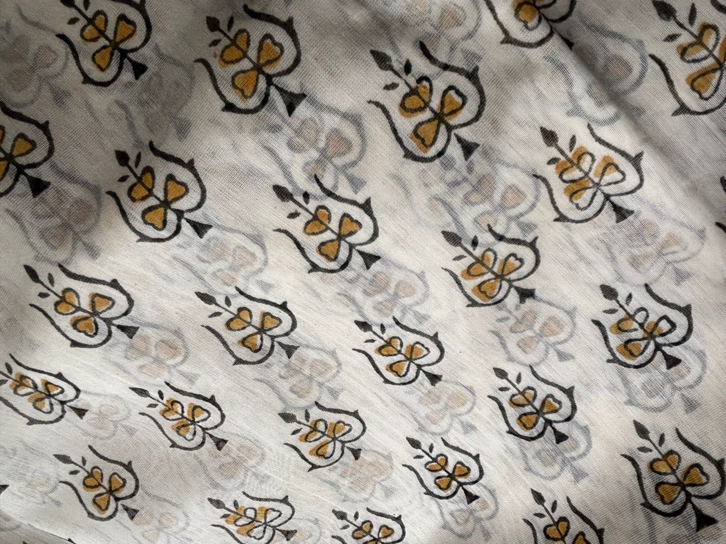 Maheshwari Silk Cotton - Hand Block