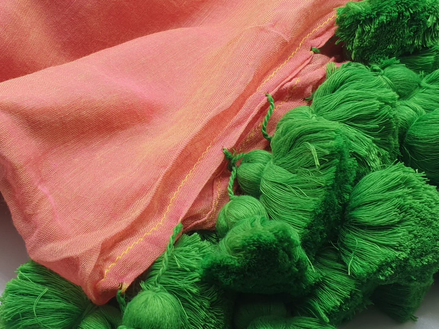 Bengal Mul Cotton With Large Tassels