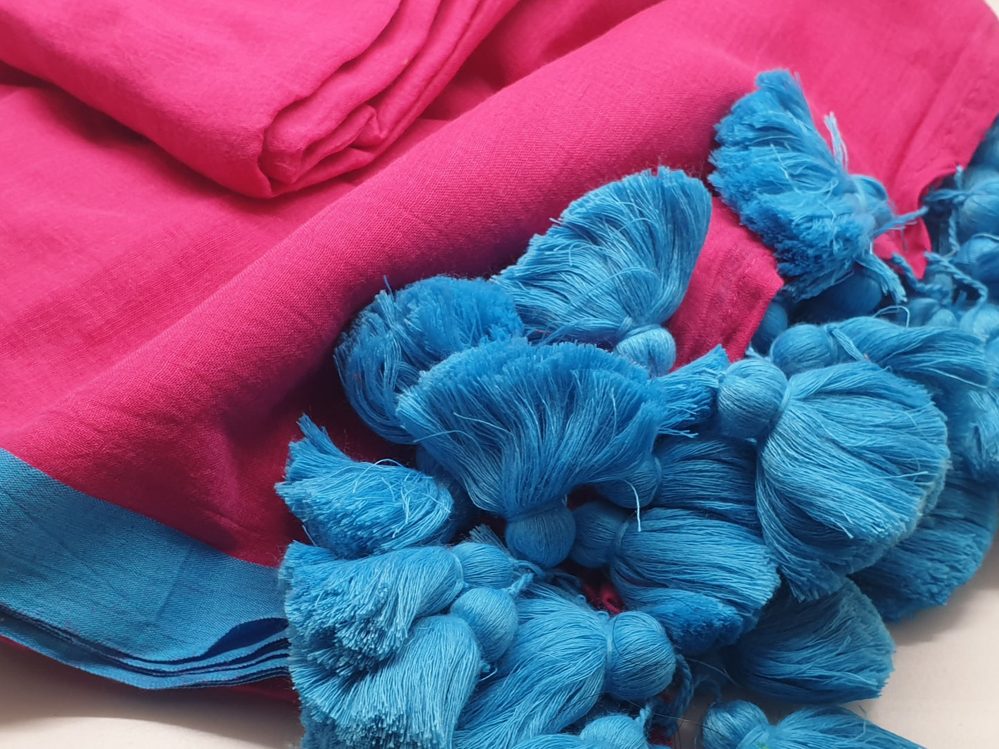 Bengal Mul Cotton With Large Tassels