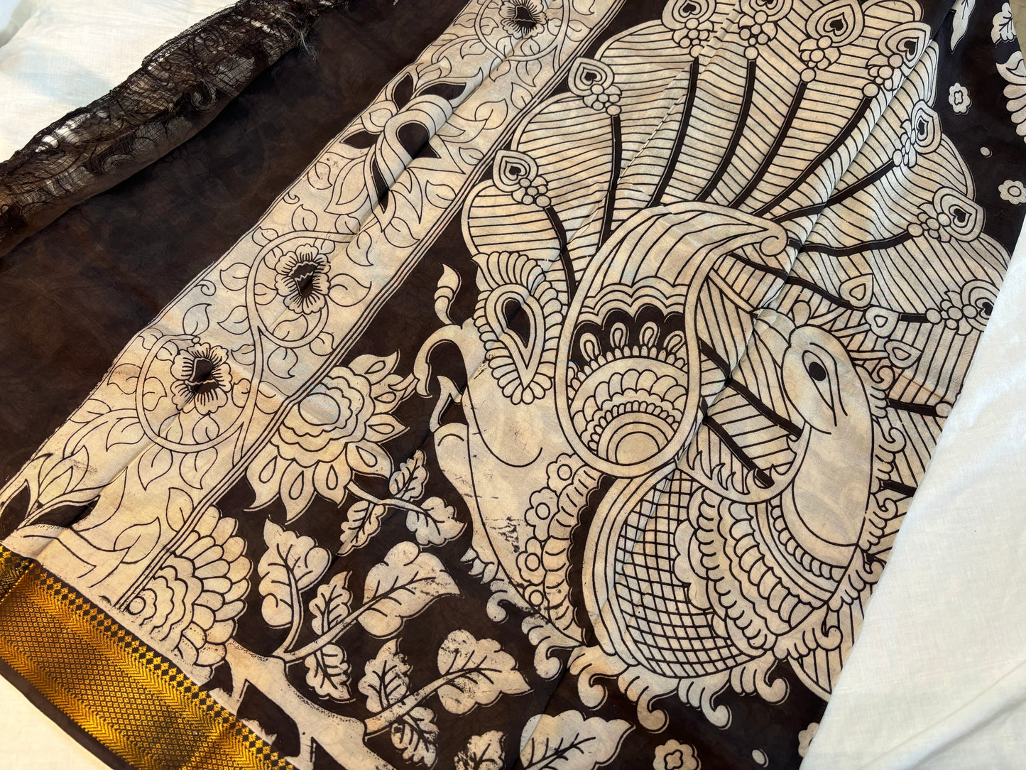 Mangalagiri Silk - Kalamkari Print