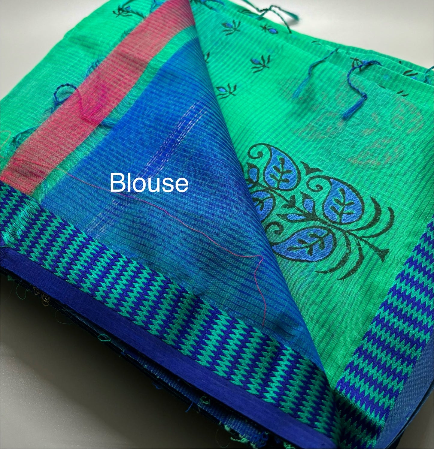 Maheshwari Silk Cotton - Hand Block