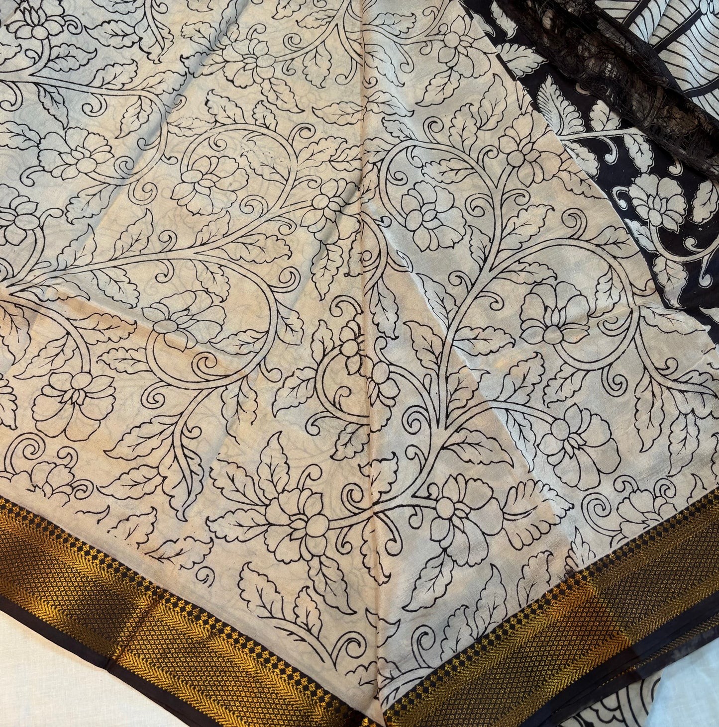 Mangalagiri Silk - Kalamkari Print
