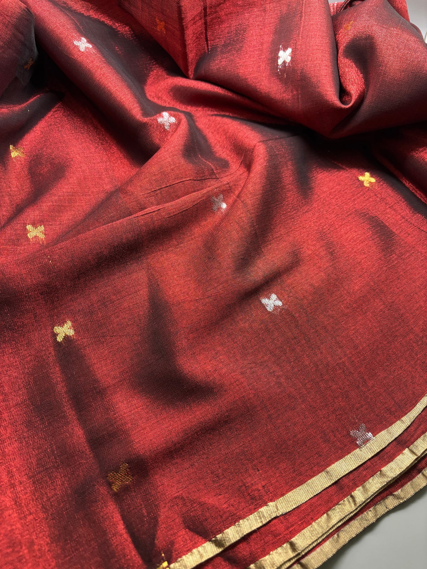 Bengal Tissue Linen - Jamdani Motif