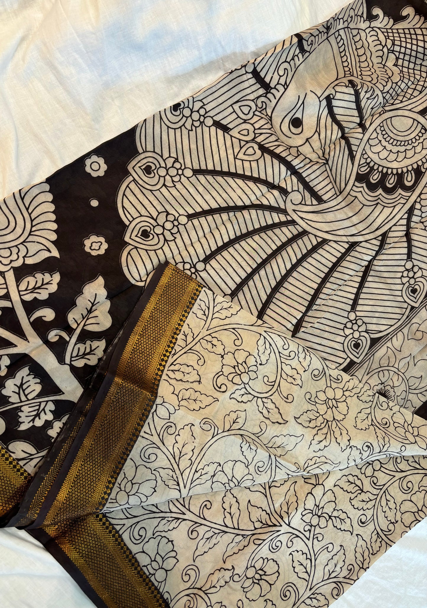 Mangalagiri Silk - Kalamkari Print