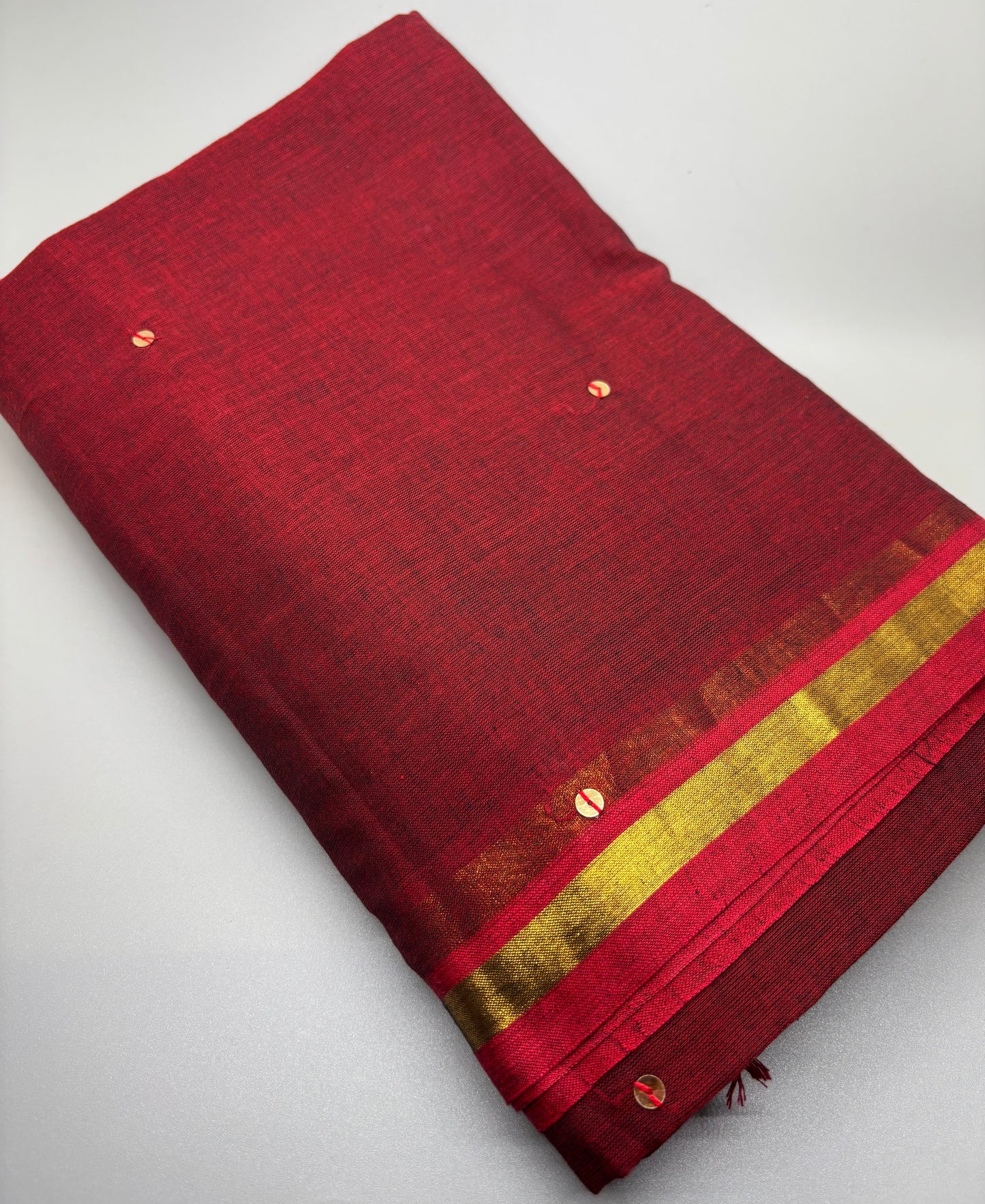 Bengal Mul Cotton - Zari Pallu & Sequins