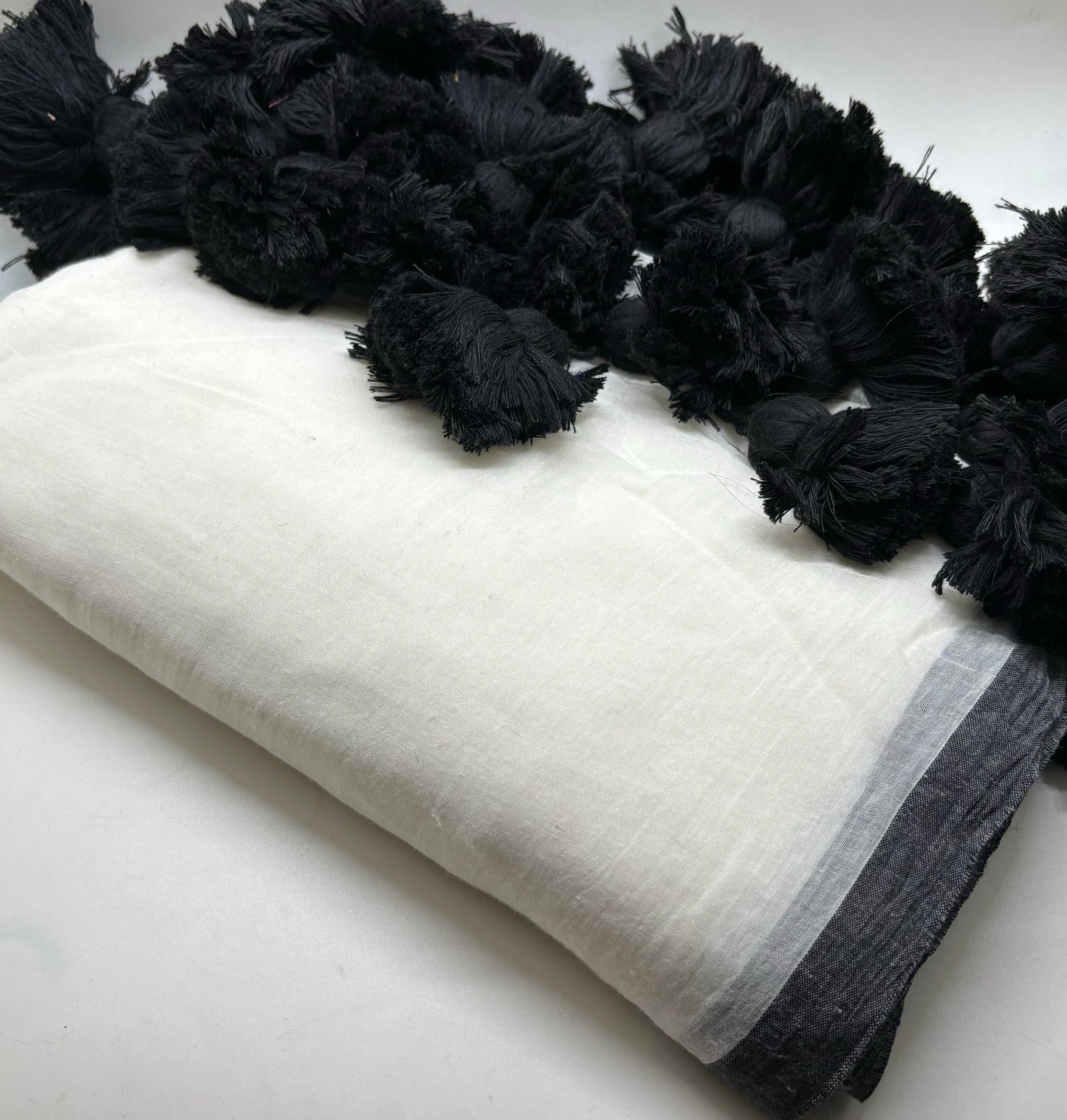 Bengal Mul Cotton With Large Tassels