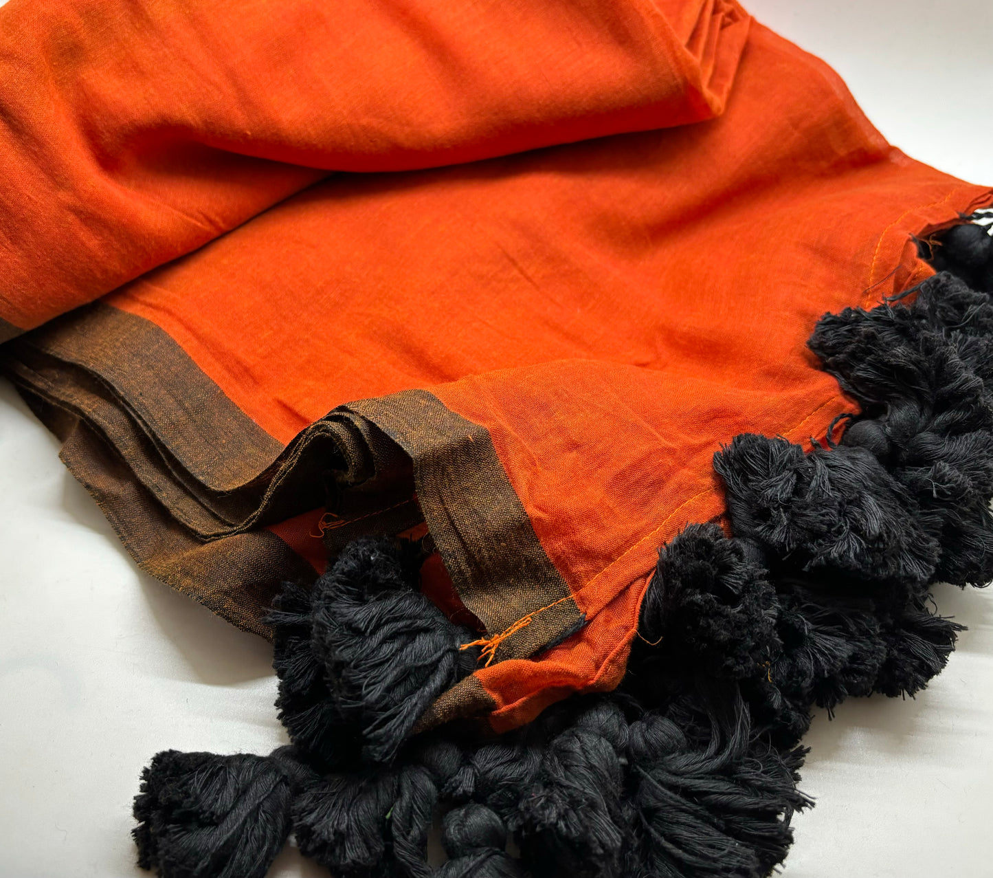 Bengal Mul Cotton With Large Tassels