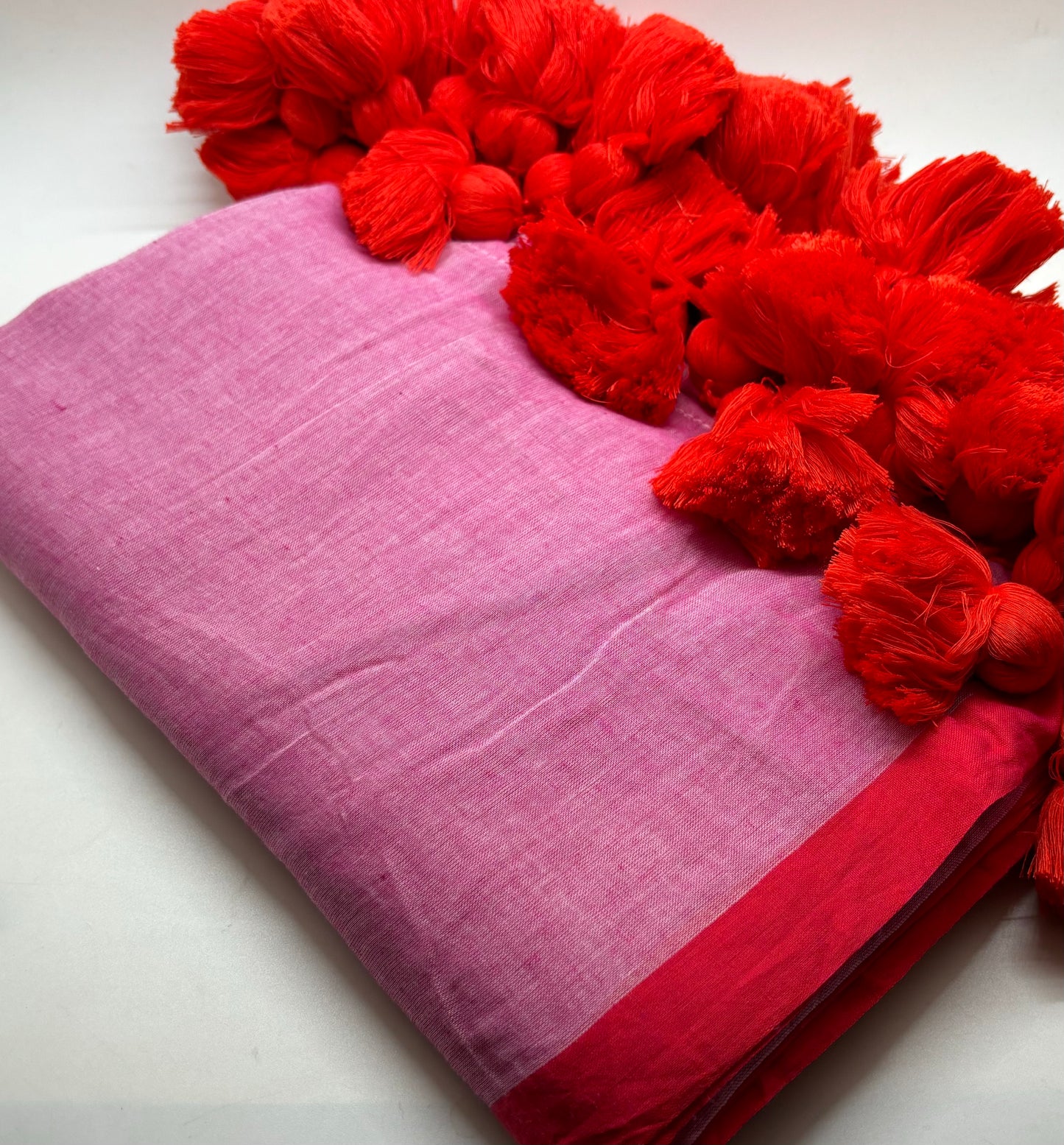 Bengal Mul Cotton With Large Tassels
