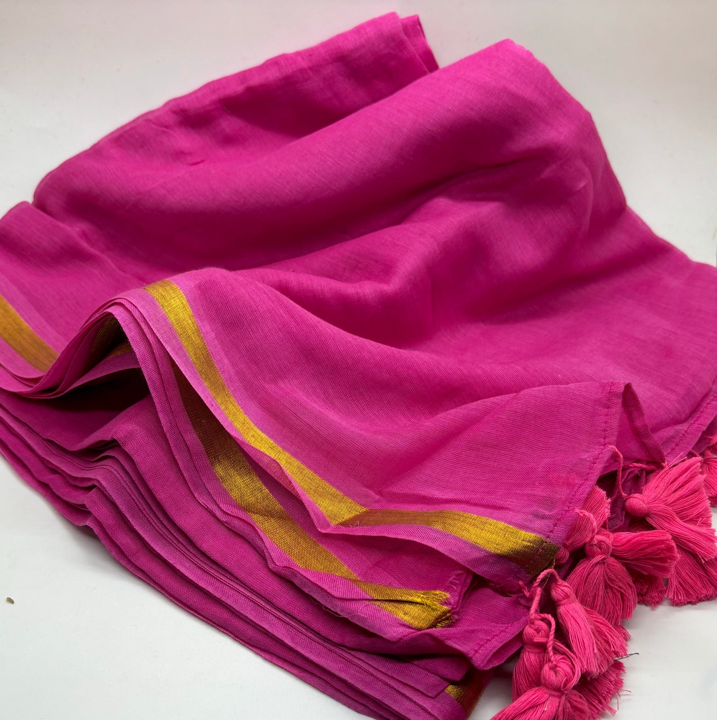 Bengal Mul Cotton - Zari Border