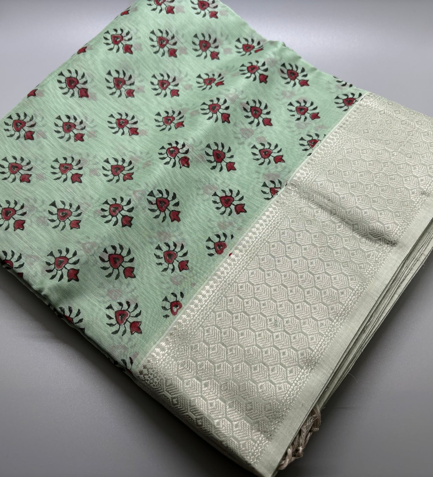 Maheshwari Silk Cotton - Hand Block