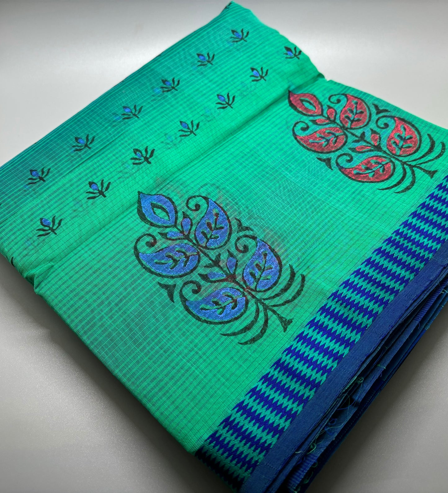 Maheshwari Silk Cotton - Hand Block