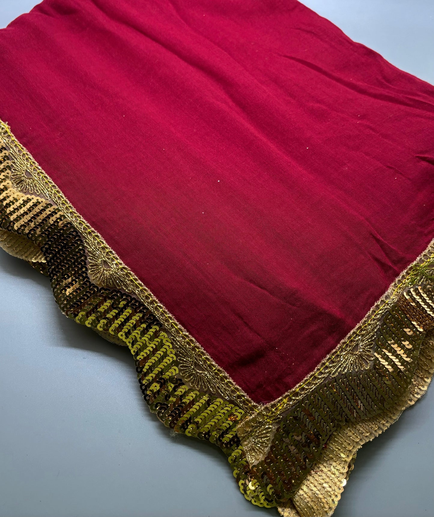 Bengal Mul Cotton - Sequin Border