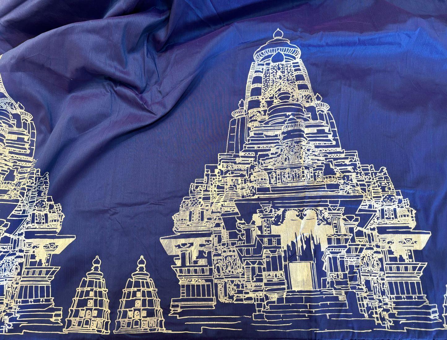 Hand printed - Khajuraho Temple Motif