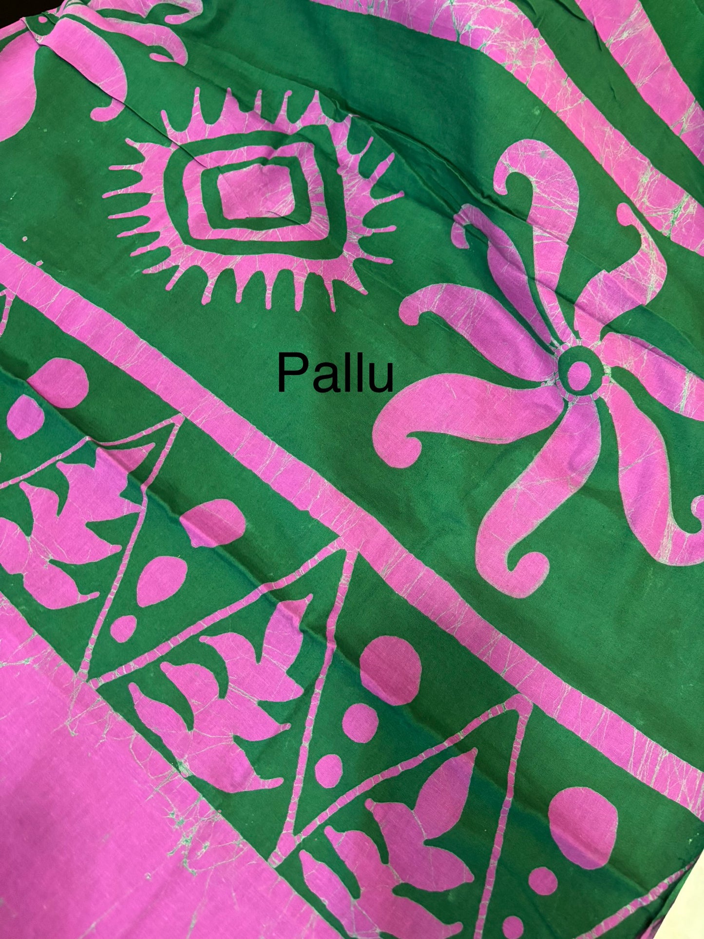 Sri Lanka Cotton - Half & Half Hand Batik