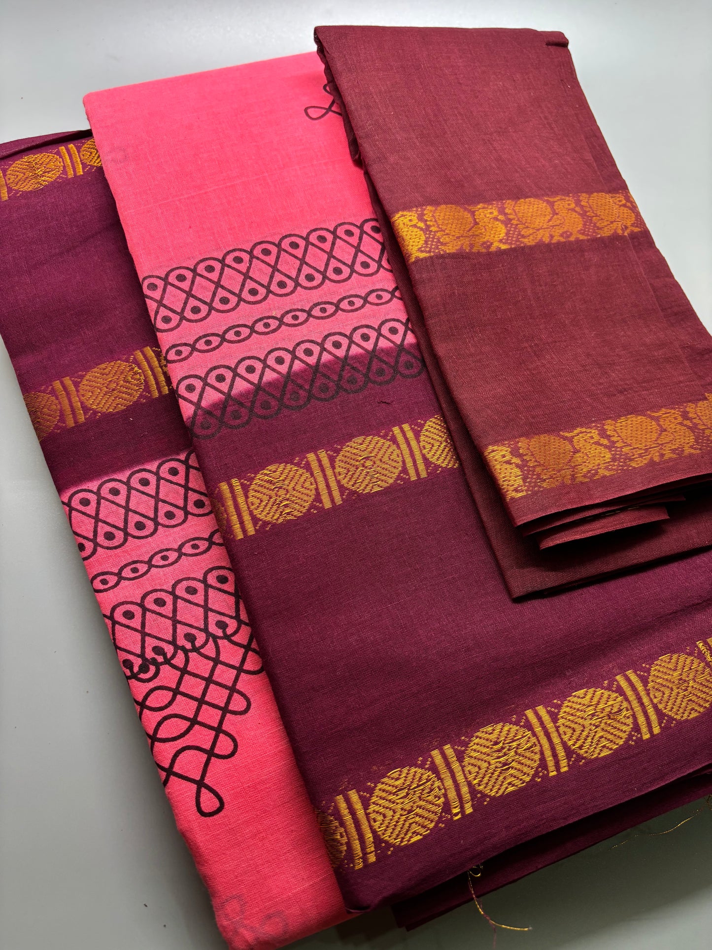 Madurai Sungudi Cotton - Rettapatti Kolam