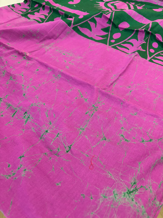 Sri Lanka Cotton - Half & Half Hand Batik