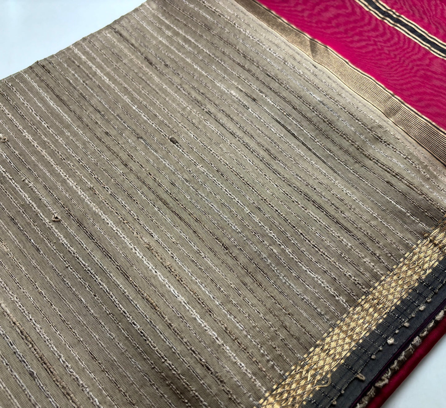 Maheshwari Silk Cotton - Gicha Pallu