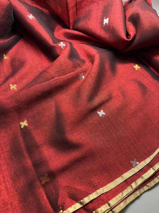Bengal Tissue Linen - Jamdani Motif