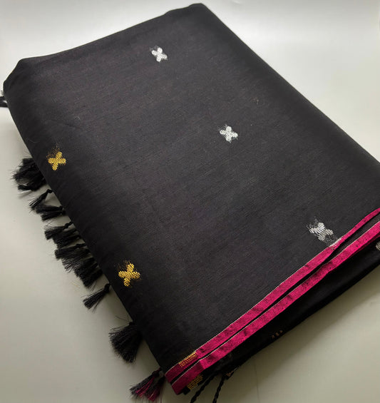 Bengal Tissue Linen - Jamdani Motif
