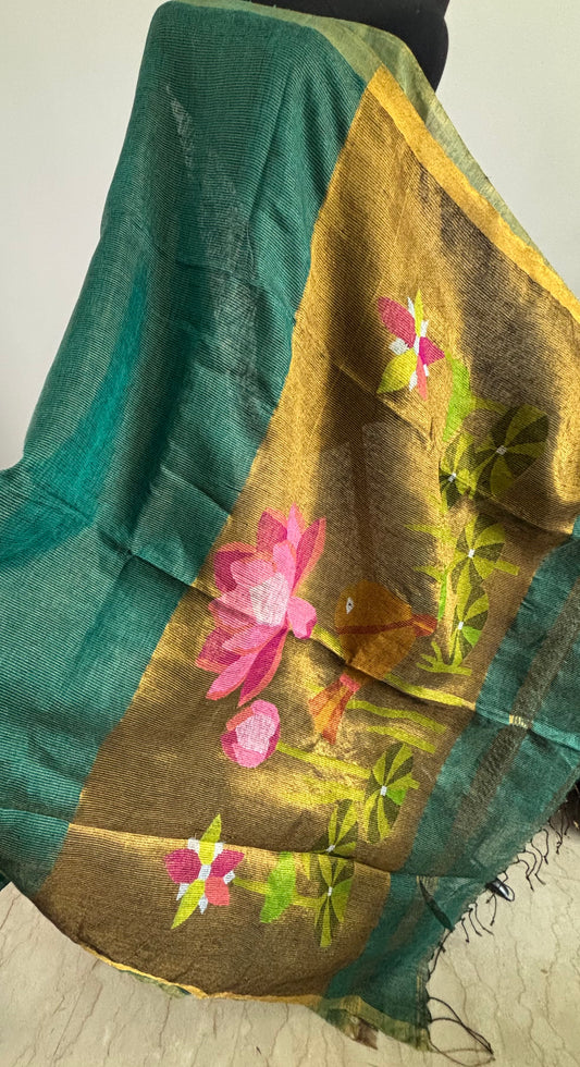 Bengal Linen - Needle Work Jamdani Pallu