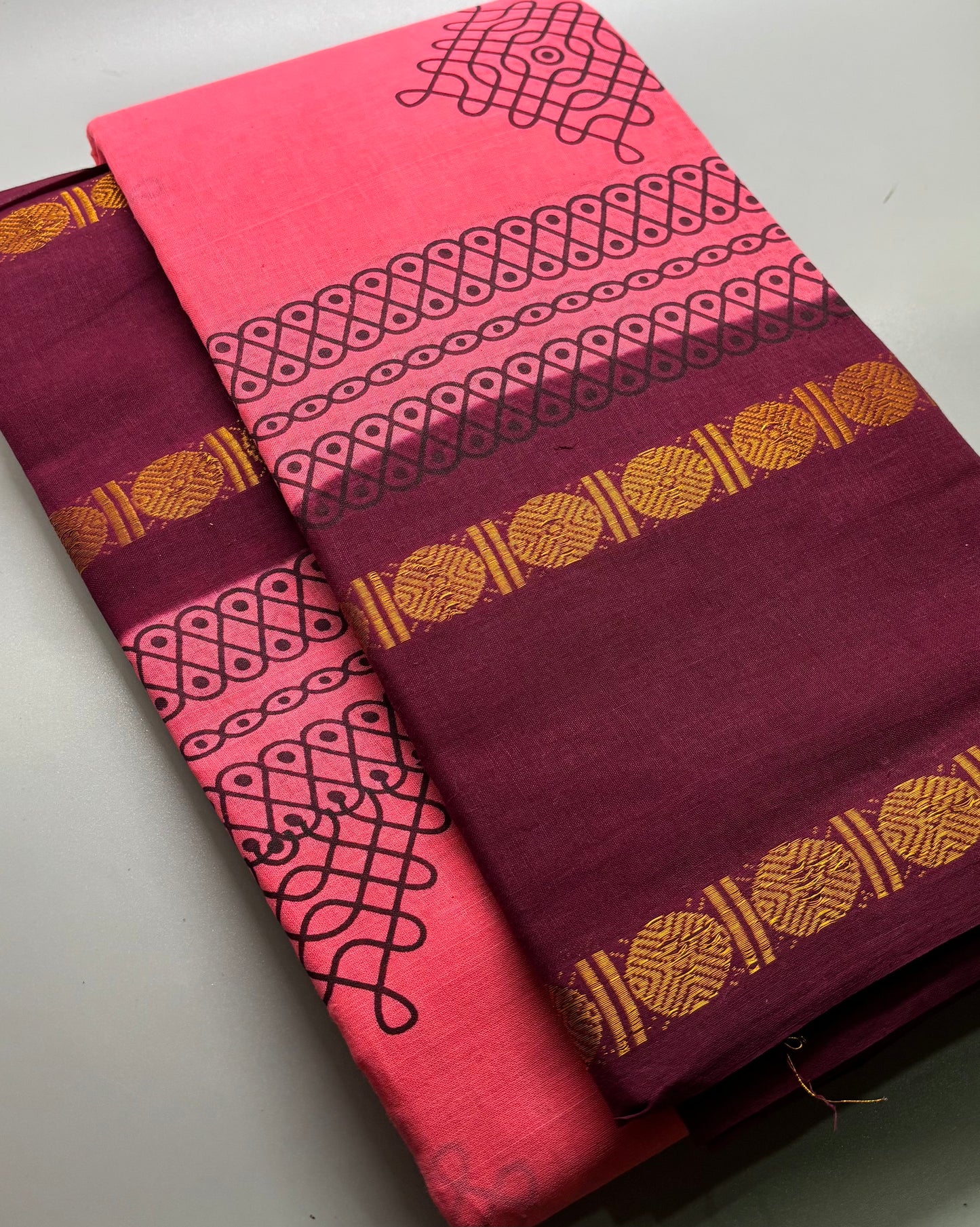 Madurai Sungudi Cotton - Rettapatti Kolam