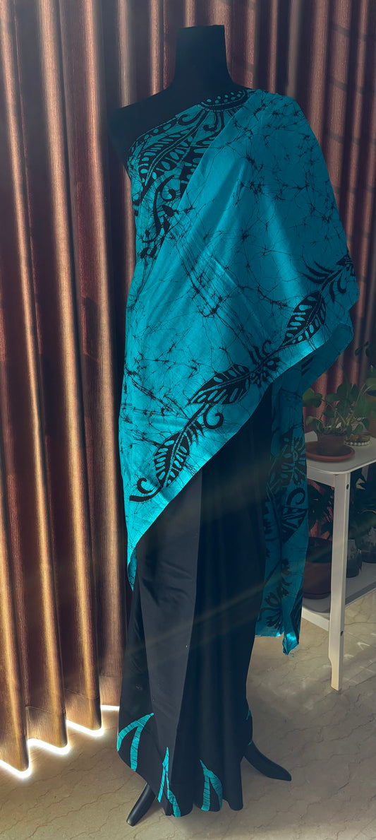 Sri Lanka Cotton - Half & Half Hand Batik