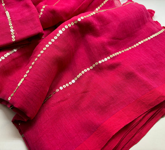 Bengal Mul Cotton with Sequin