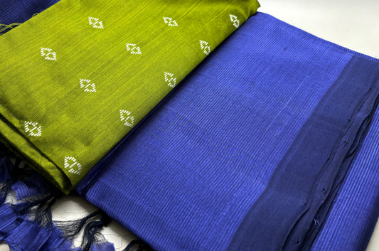 Mangalagiri Silk Cotton - Plain