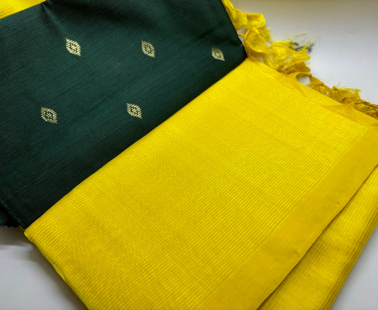 Mangalagiri Silk Cotton - Plain