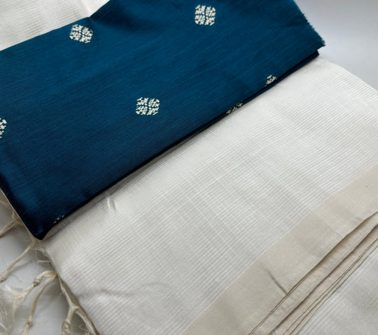 Mangalagiri Silk Cotton - Plain