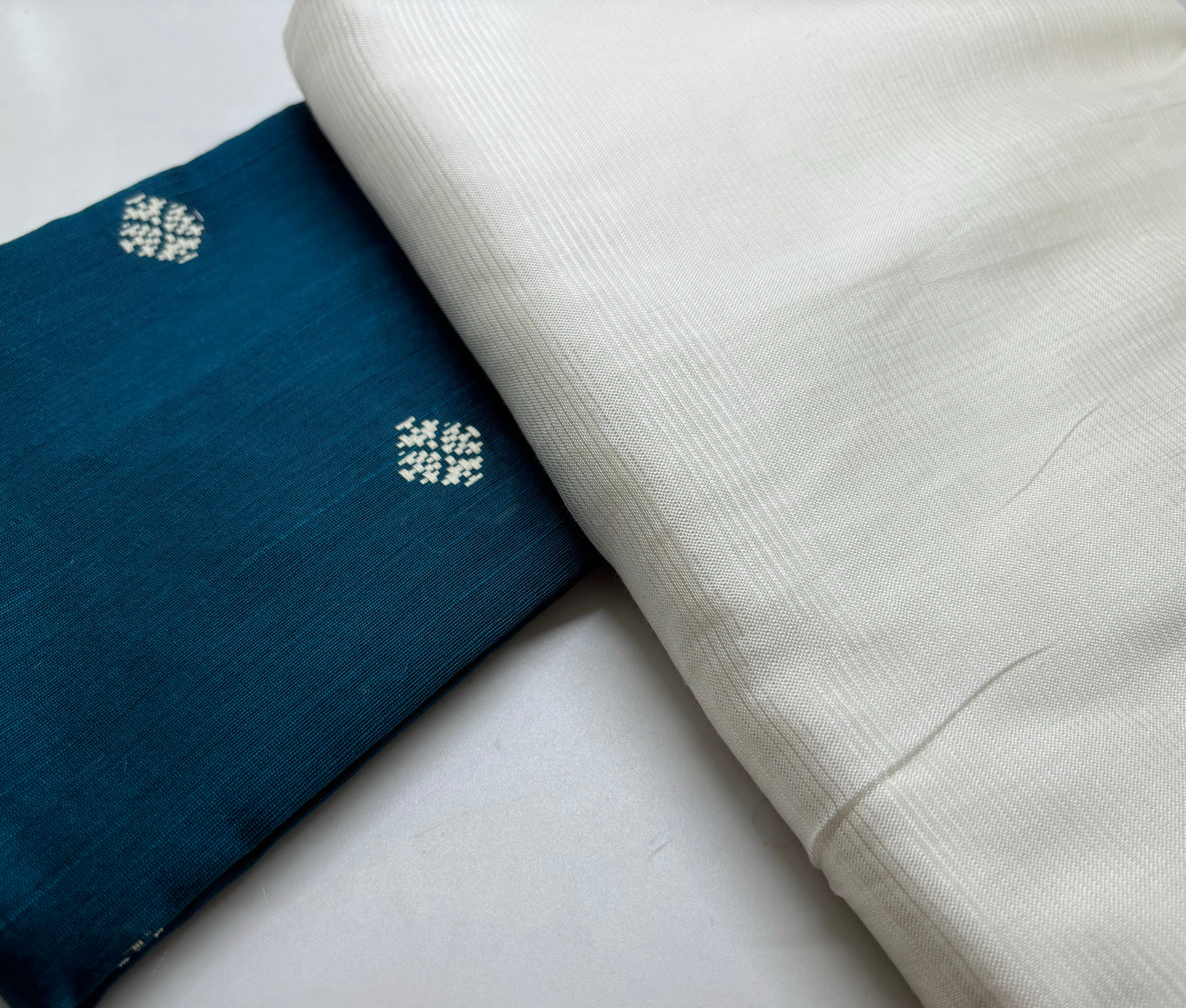 Mangalagiri Silk Cotton - Plain