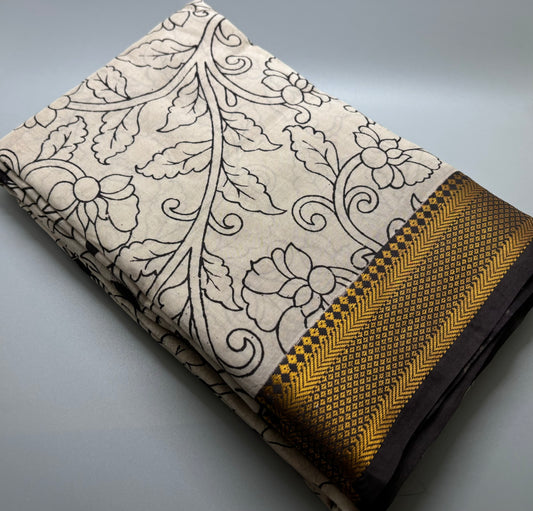 Mangalagiri Silk - Kalamkari Print